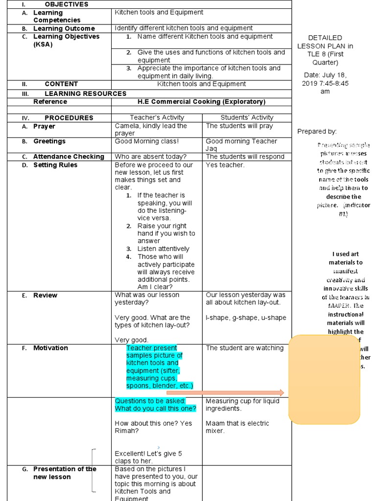 COT DLP 1st Quarter With Annotattion (Indicator 1-7) | PDF | Teachers ...