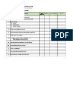 Subject: Nominated Specialty Contractor's Checklist
