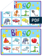 Alphabet and Vocabulary Bingo Game Uppercase A M PDF