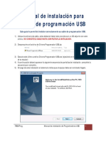 Manual de Instalacion Cable USB