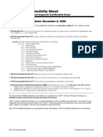 Publications Effectivity Sheet: For Exam Administration: December 6, 2006