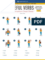 Learn Useful Verbs in English with this Conversation Cheat Sheet