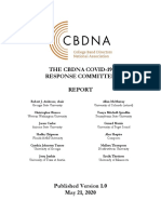 CBDNA COVID 19 Response Committee Report PDF