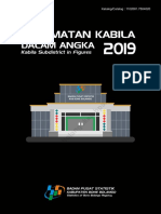 Kecamatan Kabila Dalam Angka 2019