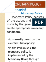 The Concept of Monetary Policy