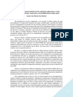 Posibilidad de Alegar La Incompetencia Del Juez en Fase de Declaratoria de La Validez Procesal