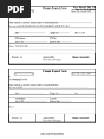 CHQ-CHQ Req Form