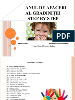 Planul de Afaceri Al Gradinitei Step by Step