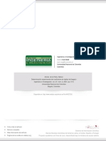 Determinación experimental del coeficiente de rigidez del bagazo