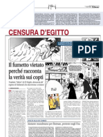 Censura D'egitto. Il Fumetto Vietato Perché Racconta La Verità Sui Copti