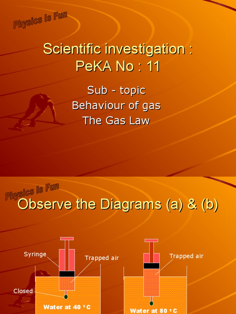 PeKA Charles Law PDF Temperature Gases