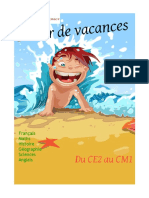 Cahier de Vacances Ce2 CM1