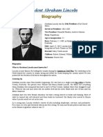 3Biography Abraham Lincoln