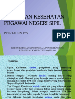 Ujian Kesehatan PNS PP 26 Tahun 1977