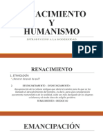 Renacimiento y Humanismo