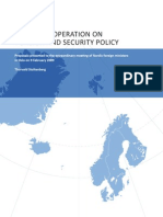 Nordic Cooperation On Foreign and Security Policy