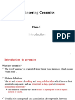 Engineering Ceramics - Introduction