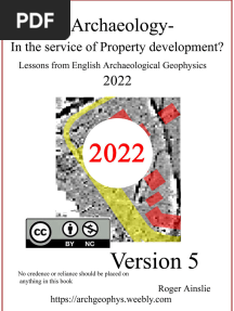 Archaeology-In The Service of Property Development? - Lessons From English Archaeological Geophysics 2020