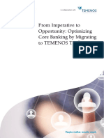 From Imperative To Opportunity: Optimizing Core Banking by Migrating To Temenos T24