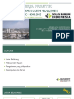 Evaluasi SML ISO 14001 Pabrik Narogong