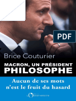 Macron, un président philosophe