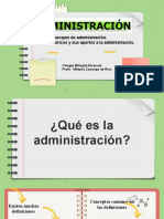 Tema de Administración Concepto de Administración y Aportes de Civilizaciones Antiguas y Algunos Teóricos y Sus Aportes