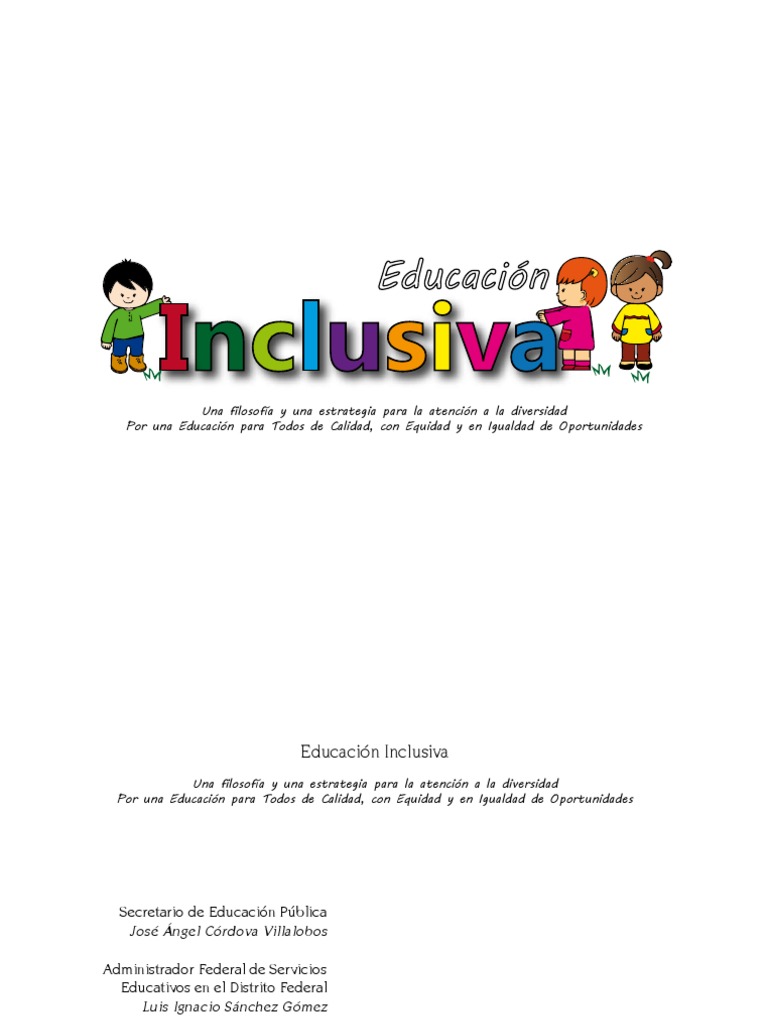 Estrategias para la Educación Inclusiva | PDF | Invalidez | Plan de ...