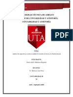 Análisis Del Impuesto A La Renta Recaudado de Acuerdo Al Servicio de Rentas Internas