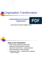 Organization Transformation: Understanding The People Side of Organizations