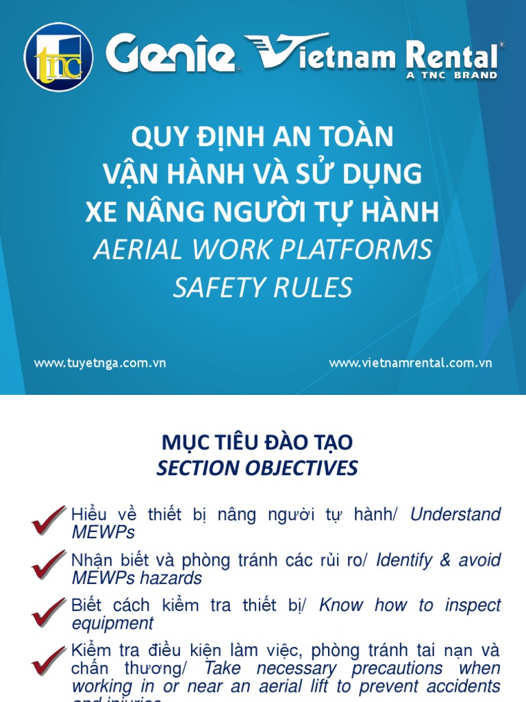 Safety Mewp Vietnamese Vietnam Rental 2