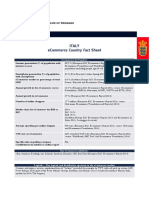 Italy Ecommerce Fact Sheets