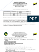 Analisis Prueba Saber Once 2019