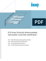 Knauf-D13-önhordó Állmennyezet