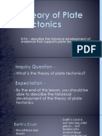 Historical evidence for plate tectonics