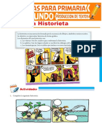Elementos de Una Historieta para Segundo Grado de Primaria PDF