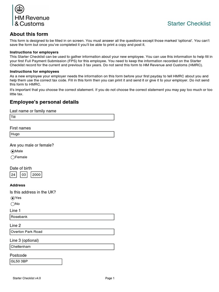 Aon Starter Checklist PDF Undergraduate Education Payments