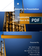 Welcome To Presentation: Depletable Resource Allocation in Bangladesh