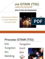 Proceso de Soldadura GTAW (TIG)