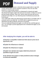 Unit 3 - Demand and Supply