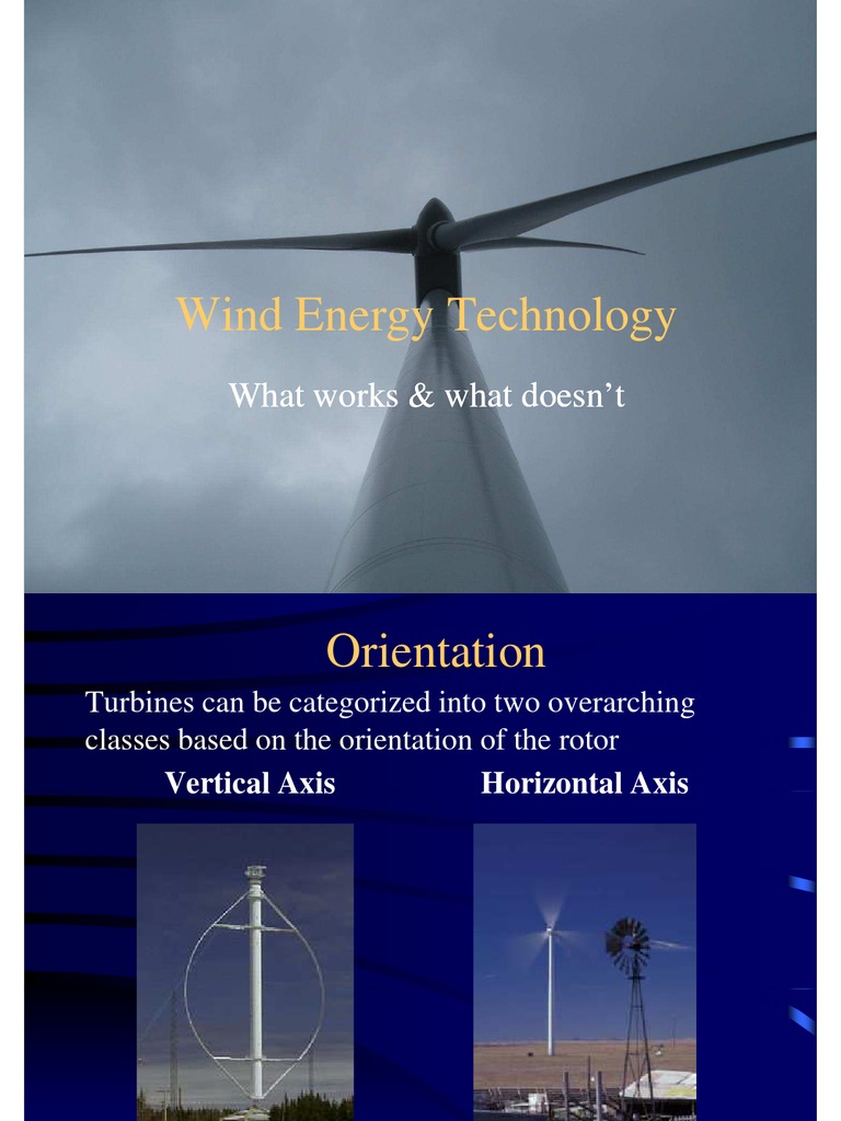 Wind Turbine Technology | PDF