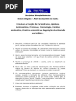Estudo Dirigido 2 Bioquimica_Biologia Molecular