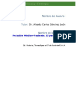 Relación Médico-Paciente. El Perfíl Clínico