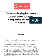 Consumer insights on Airbnb competitive positioning and travel solutions buying behaviour (39 characters