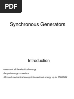 Synchronous Generators 1