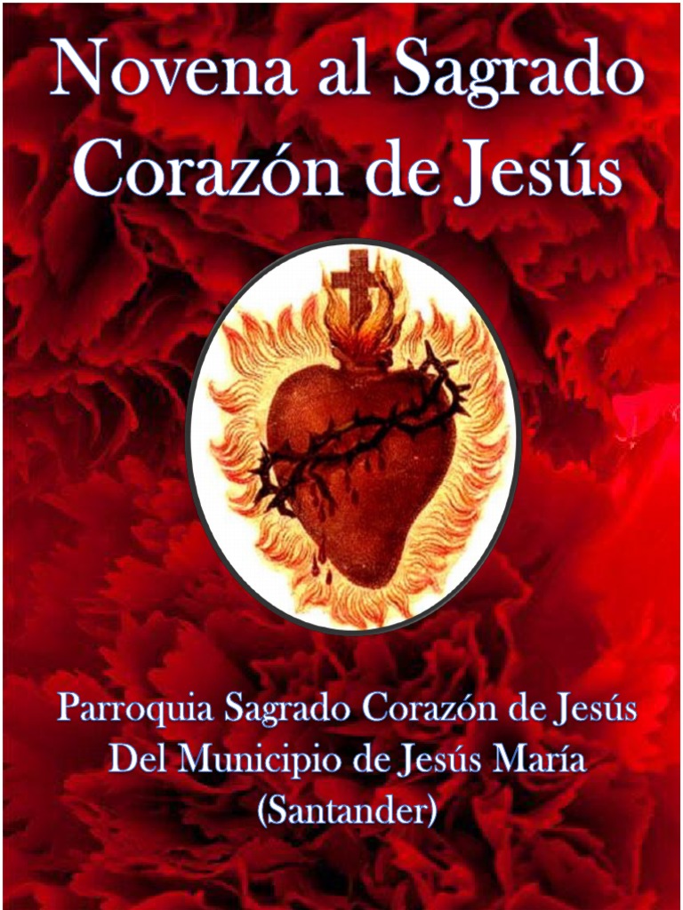 Novena Al Sagrado Corazón de Jesús | PDF | Oración | María, madre de Jesús