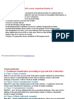 Surgical Procedures (ASA Scores American Society of Anesthesiologists)