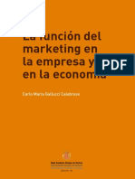 Discurso Ingreso Carlo Maria Gallucci Calabrese La Función Del Marketing en La Empresa y en La Economía
