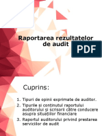 Raportarea Rezultatelor de Audit