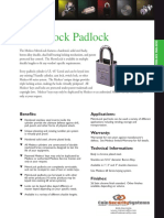 Metrolock Padlock: Benefits: Applications