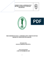 Trabajo Práctico 1 - PROCEDIMIENTO PARA LA MINIMIZACIÓN Y PREVENCIÓN DE RESIDUOS O DESECHOS PELIGROSOS.pdf